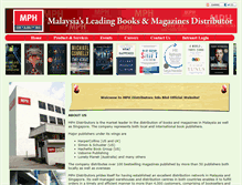 Tablet Screenshot of distributors.mph.com.my